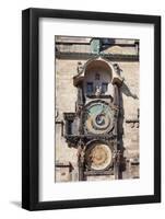 Astronomical Clock at the Old Town Hall, Prague Old Town Square, Prague, Czech Republic-null-Framed Photographic Print