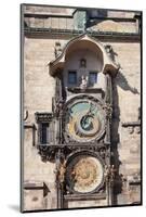 Astronomical Clock at the Old Town Hall, Prague Old Town Square, Prague, Czech Republic-null-Mounted Photographic Print