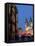 Astronomical Clock of Gothic Old Town Hall, Stalls of Christmas Market, Prague-Richard Nebesky-Framed Stretched Canvas