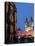 Astronomical Clock of Gothic Old Town Hall, Stalls of Christmas Market, Prague-Richard Nebesky-Stretched Canvas