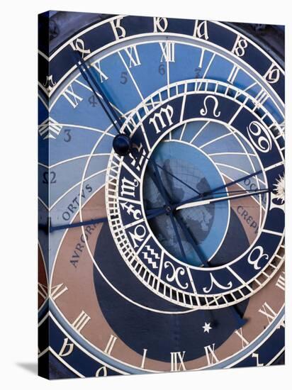 Astronomical Clock, Old Town Hall, Old Town Square, Prague, Czech Republic-Jon Arnold-Stretched Canvas