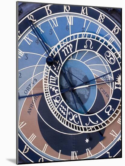 Astronomical Clock, Old Town Hall, Old Town Square, Prague, Czech Republic-Jon Arnold-Mounted Photographic Print