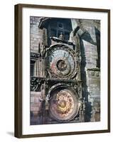 Astronomical Clock, Old Town Hall, Prague, Czech Republic, 1943-null-Framed Giclee Print