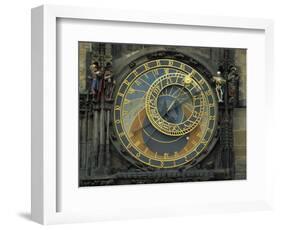 Astronomical Clock, Old Town Square, Prague, Czech Republic, Europe-Strachan James-Framed Photographic Print