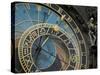 Astronomical Clock on Old Town Hall, Prague, Czech Republic-David Barnes-Stretched Canvas