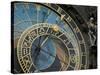Astronomical Clock on Old Town Hall, Prague, Czech Republic-David Barnes-Stretched Canvas