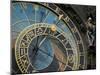 Astronomical Clock on Old Town Hall, Prague, Czech Republic-David Barnes-Mounted Photographic Print
