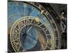 Astronomical Clock on Old Town Hall, Prague, Czech Republic-David Barnes-Mounted Photographic Print