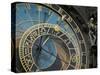 Astronomical Clock on Old Town Hall, Prague, Czech Republic-David Barnes-Stretched Canvas