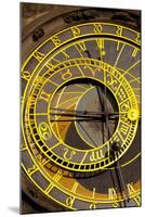 Astronomical Clock on the Town Hall, Old Town Square, Prague, Czech Republic, Euruope-Miles Ertman-Mounted Photographic Print