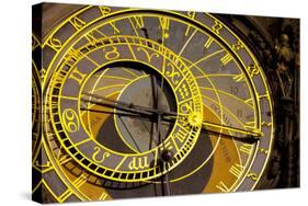 Astronomical Clock on the Town Hall, Old Town Square, Prague, Czech Republic-Miles Ertman-Stretched Canvas