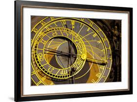 Astronomical Clock on the Town Hall, Old Town Square, Prague, Czech Republic-Miles Ertman-Framed Photographic Print