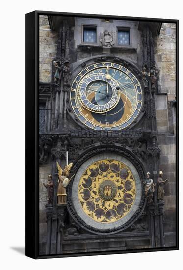 Astronomical Clock, Prague, Czech Republic-null-Framed Stretched Canvas