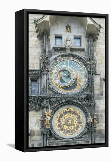 Astronomical Clock-Rob Tilley-Framed Stretched Canvas