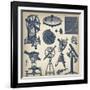 Astronomical Instruments-null-Framed Art Print