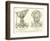 Astronomical Sextant for Measuring Distances, Equatorial Rings or Circles-null-Framed Giclee Print