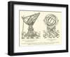 Astronomical Sextant for Measuring Distances, Equatorial Rings or Circles-null-Framed Giclee Print