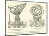 Astronomical Sextant for Measuring Distances, Equatorial Rings or Circles-null-Mounted Giclee Print