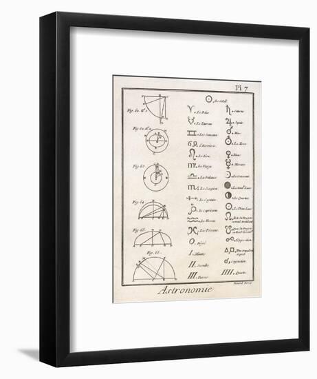 Astronomical Signs-Bernard-Framed Art Print