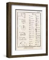 Astronomical Signs-Bernard-Framed Art Print