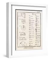 Astronomical Signs-Bernard-Framed Art Print