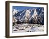 Astronomical Station in Snow Covered Landscape at Almaty in Kazakhstan, Central Asia-Tom Ang-Framed Photographic Print