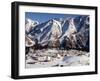 Astronomical Station in Snow Covered Landscape at Almaty in Kazakhstan, Central Asia-Tom Ang-Framed Photographic Print