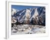 Astronomical Station in Snow Covered Landscape at Almaty in Kazakhstan, Central Asia-Tom Ang-Framed Photographic Print