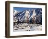 Astronomical Station in Snow Covered Landscape at Almaty in Kazakhstan, Central Asia-Tom Ang-Framed Photographic Print