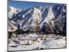 Astronomical Station in Snow Covered Landscape at Almaty in Kazakhstan, Central Asia-Tom Ang-Mounted Photographic Print