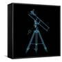 Astronomical Telescope-sauliusl-Framed Stretched Canvas