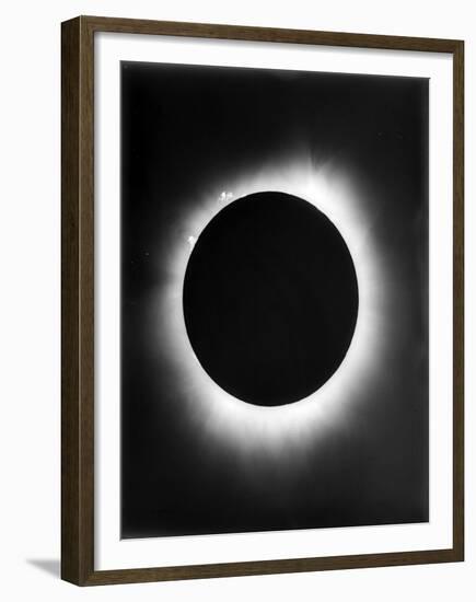 Astronomy, a Solar Eclipse, 1926-null-Framed Photo