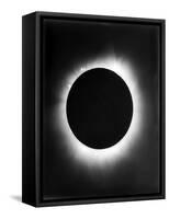 Astronomy, a Solar Eclipse, 1926-null-Framed Stretched Canvas