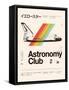 Astronomy Club-Florent Bodart-Framed Stretched Canvas