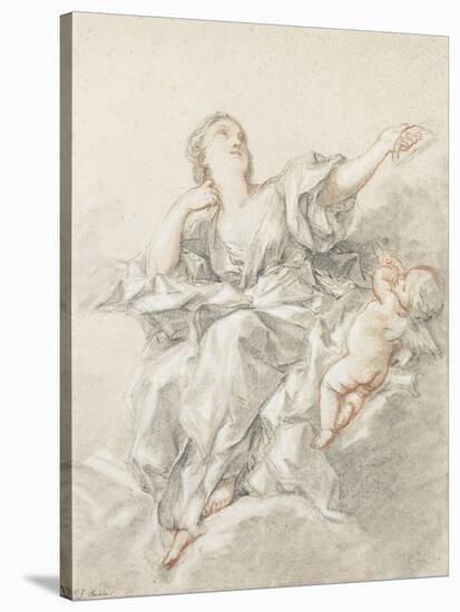 Astronomy; L'Astronomie-Francois Boucher-Stretched Canvas