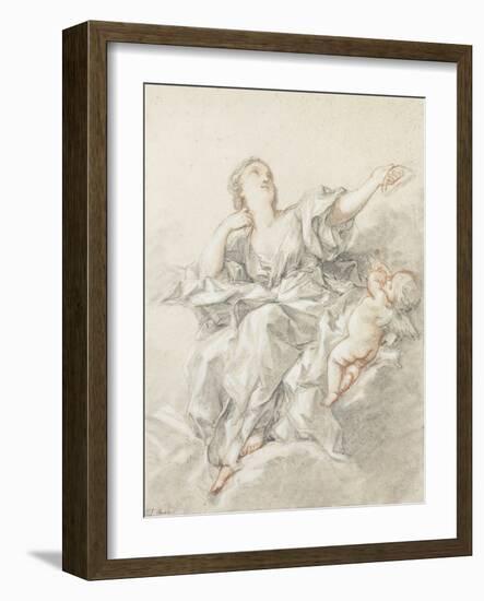 Astronomy; L'Astronomie-Francois Boucher-Framed Giclee Print