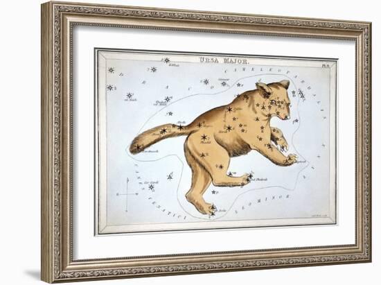 Astronomy: Ursa Major-Sidney Hall-Framed Giclee Print