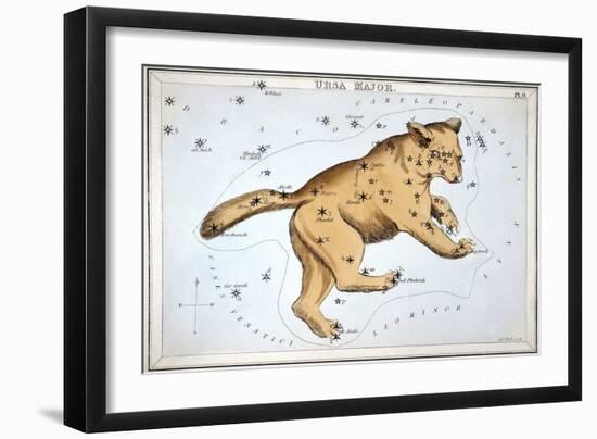 Astronomy: Ursa Major-Sidney Hall-Framed Giclee Print