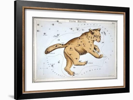 Astronomy: Ursa Major-Sidney Hall-Framed Giclee Print