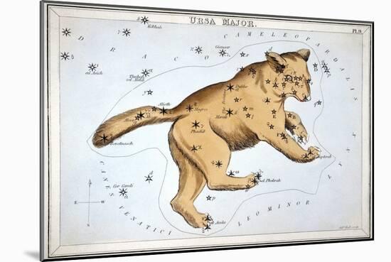 Astronomy: Ursa Major-Sidney Hall-Mounted Giclee Print