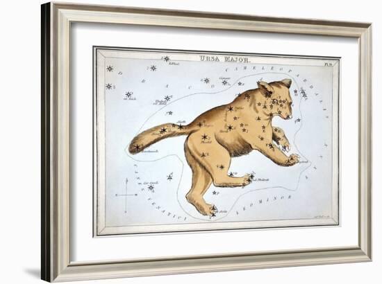 Astronomy: Ursa Major-Sidney Hall-Framed Giclee Print