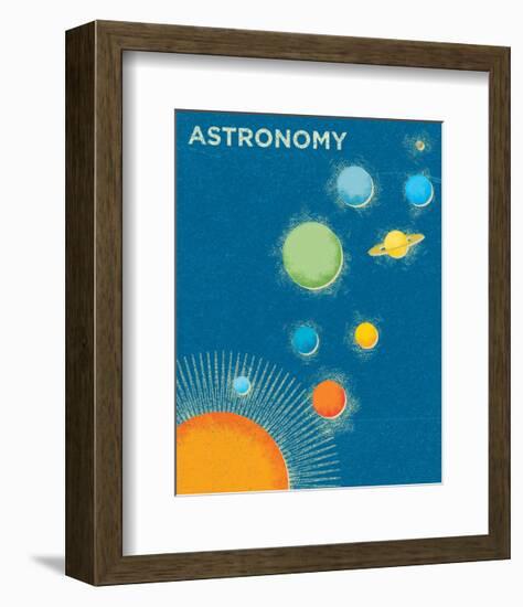 Astronomy-John Golden-Framed Art Print