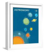 Astronomy-John Golden-Framed Giclee Print