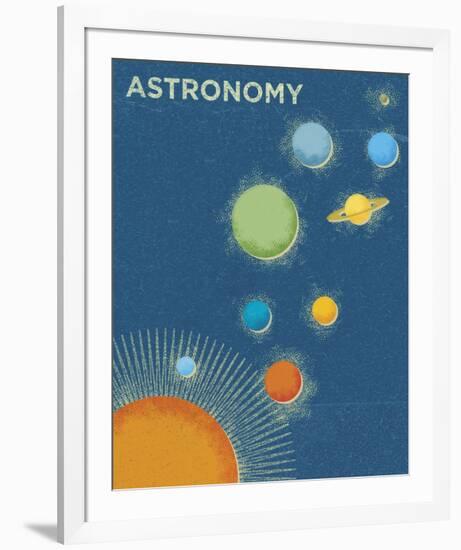 Astronomy-John W^ Golden-Framed Art Print