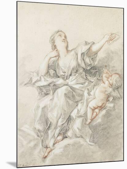 Astronomy-Francois Boucher-Mounted Giclee Print
