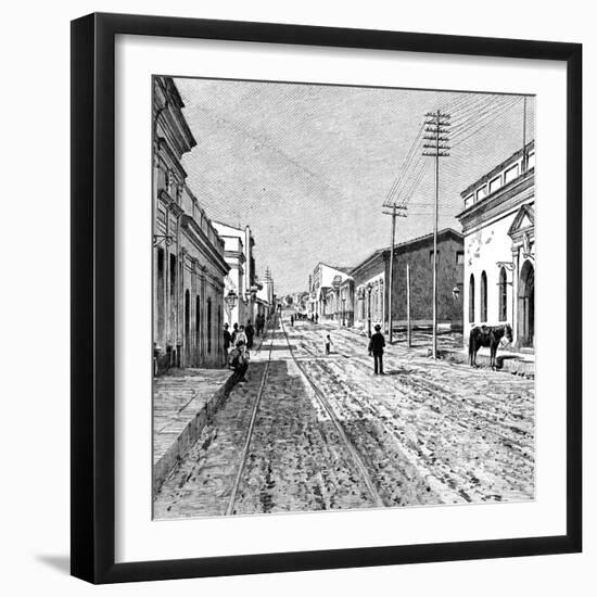 Asuncion, Paraguay, 1895-null-Framed Giclee Print