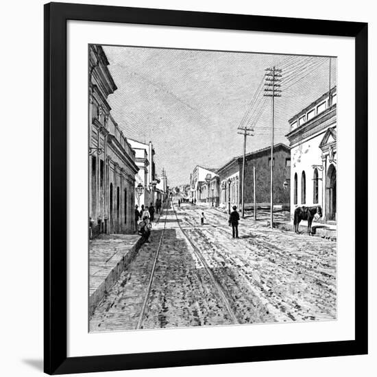 Asuncion, Paraguay, 1895-null-Framed Giclee Print