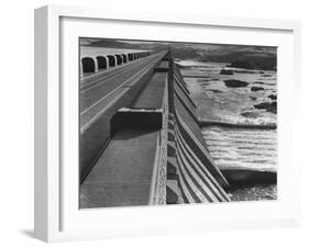 Aswan Dam, Built at the First Cataract of the Nile River-null-Framed Photographic Print