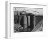 Aswan Dam Locks under Construction-null-Framed Photographic Print