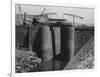 Aswan Dam Locks under Construction-null-Framed Photographic Print